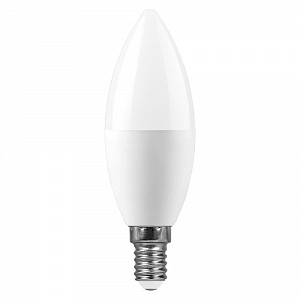 Лампа светодиодная [LED] Feron E14 15W 6400K