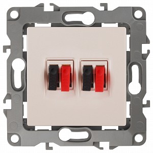 Розетка акустическая без рамки Эра 12 12-3112-02 Розетка акустическая без рамки Эра 12 12-3112-02