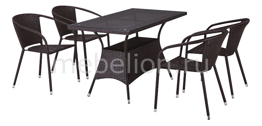 

Набор уличный T198A/Y137C-W53 Brown 4Pcs, T198A/Y137C-W53 Brown 4Pcs