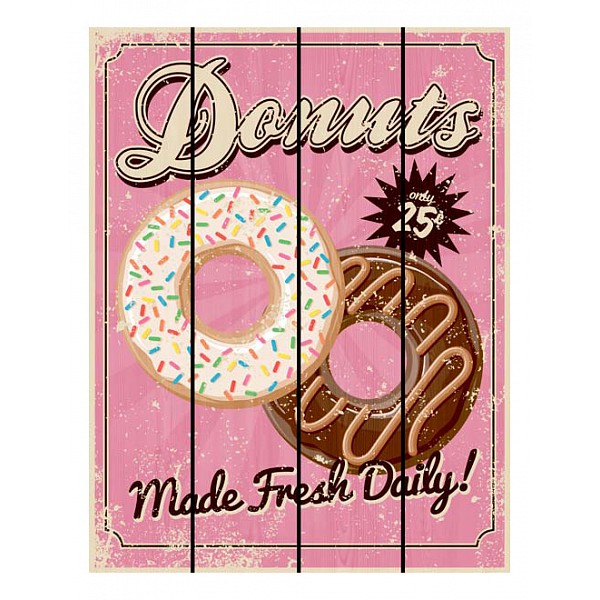 

Картина (60х90 см) Donuts DE-104-452, (60х90 см) Donuts DE-104-452, Розовый