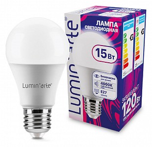 Лампа светодиодная [LED] Luminarte E27 15W 4000K