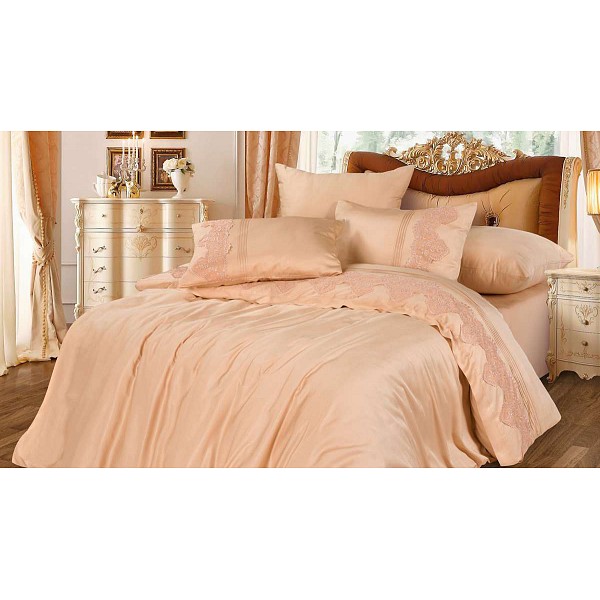 

Комплект семейный Bamboo Satin, Персиковый, Bamboo Satin