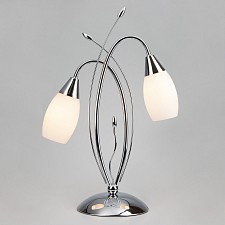 Настольная лампа декоративная Ginevra 22080/2T хром
