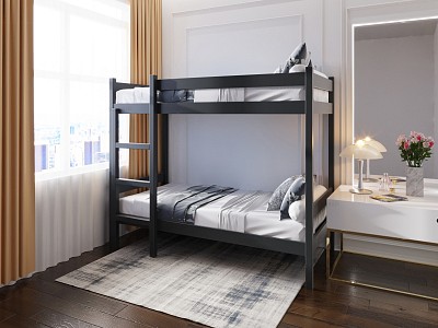 Кровать для детской комнаты Solarius SLR_dvuh90190ser