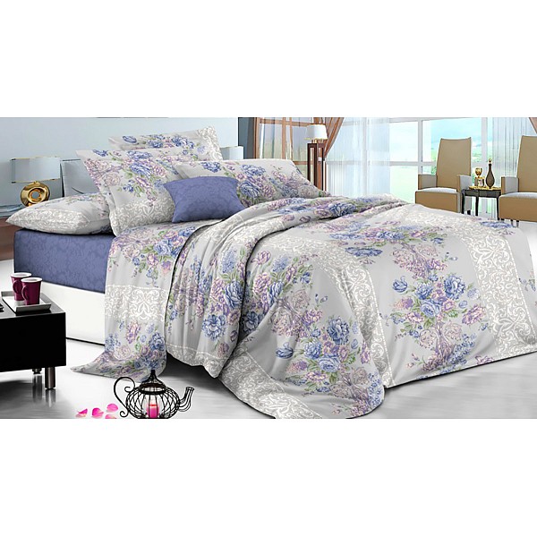 

Комплект полутораспальный Pure cotton, Pure cotton, Бежевый;синий