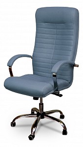 Кресло офисное Орион, голубой, экокожа