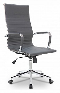 Кресло 6002-1S, серый, экокожа