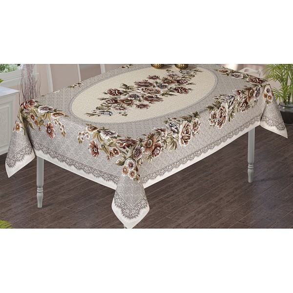 

Скатерть (160х220 см) Flovers Lux, Бежевый, (160х220 см) Flovers Lux