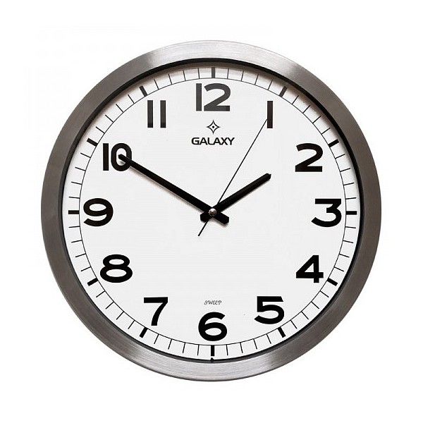 

Настенные часы (30см) Galaxy M-216-3, Серебряный, (30см) Galaxy M-216-3