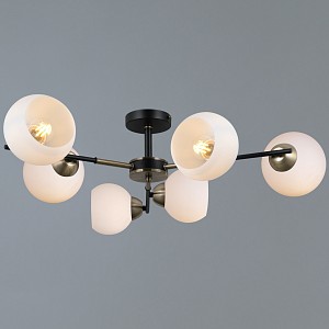Люстра на штанге LIBRA IL0469-6CSQ-24 BK AB LIBRA