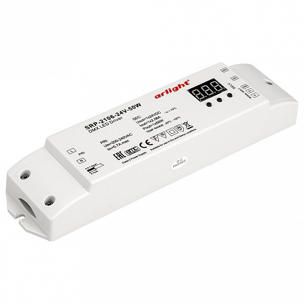 фото Декодер DMX DMX-SRP-2106-24-50W-CV (220V, 24V, 50W) Arlight