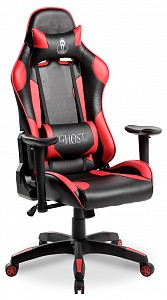 Геймерское кресло GX-02-02, красный, черный, PU-кожа
