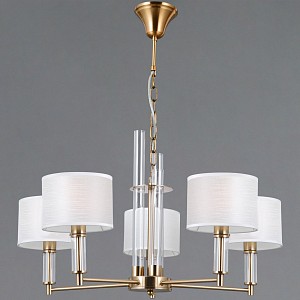 Подвесная люстра GENOA IL0755-5PSQ-25 BRASS GENOA