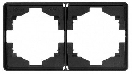 Рамка на 2 поста ROUND KR-78-0752-3