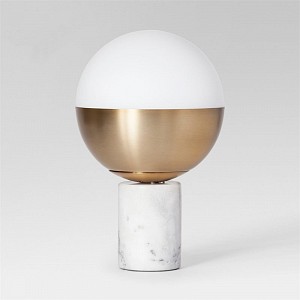 Настольная лампа декоративная Geneva Globe Marble 43.402