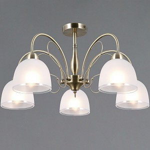 Люстра на штанге ILLUMICO AREZZO IL0789-5CSQ-25 AB AREZZO (Китай)