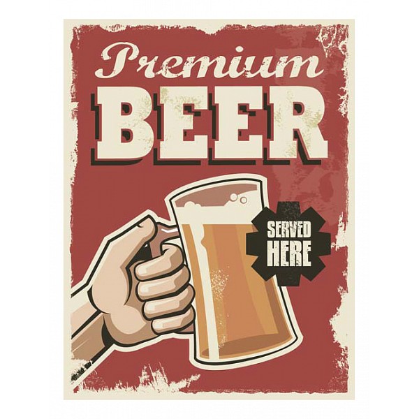 фото Картина (30х40 см) Premium beer HE-101-426 Ekoramka