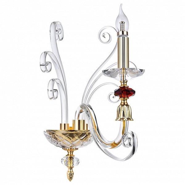 

Бра 1 CATARINA AP1 GOLD/TRANSPARENT-COGNAC, 1 CATARINA AP1 GOLD/TRANSPARENT-COGNAC