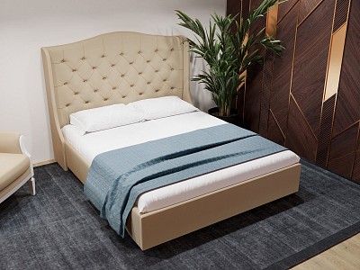 Кровать двуспальная Сантана с подъемным механизмом   