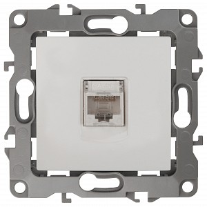 Розетка Ethernet RJ-45 без рамки Эра 12 12-3107-01