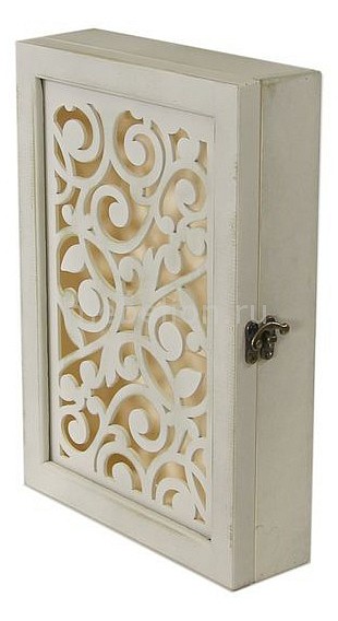 

Ключница (24х34 см) Ажурная 4040, Молочный;оливковый