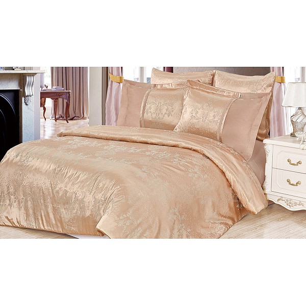 

Комплект двуспальный Satin jacquard, Золотой, Satin jacquard