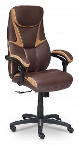 Компьютерное кресло CAMBRIDGE, бронзовый, коричневый, кожа искусственная, текстиль