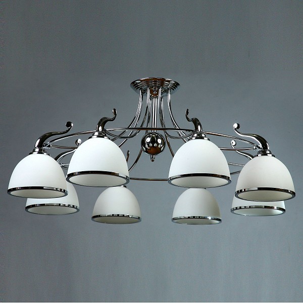 фото Люстра на штанге 2401 ma02401cb/008 chrome brizzi modern