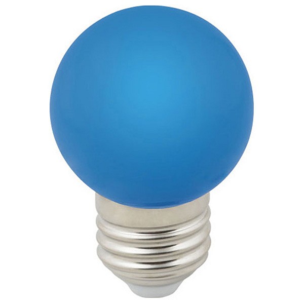 

Лампа светодиодная Sky E27 220-240В 1Вт синий LED-G45-1W/BLUE/E27/FR/С, Sky E27 220-240В 1Вт синий LED-G45-1W/BLUE/E27/FR/С