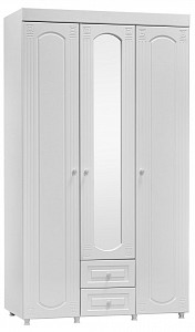 Шкаф 3-х дверный Афина (белый) 