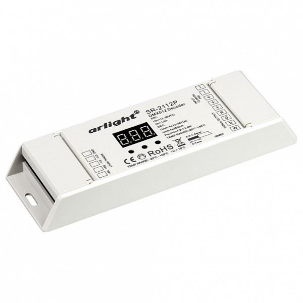 

Декодер DMX SR-2112P (12-36V, 4x350mA), SR-2112P (12-36V, 4x350mA)