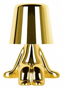 Настольная лампа декоративная Brothers 10233/D Gold