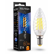 Лампа светодиодная Crystal E14 220В 6Вт 2800К VG10-CC1E14warm6W-F