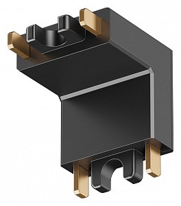 Соединитель угловой внутренний для треков накладных AIR BASE TR5212-BK