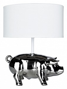 Интерьерная настольная лампа  Procyon белая E27  (Италия)