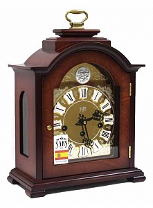 Настольные часы (35x15x38см) SARS 0092-340 Mahagon