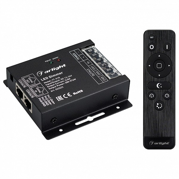 

Контроллер-диммер с пультом ДУ VT-S18-3x8A (12-24V, ПДУ Стик 12кн, RF), VT-S18-3x8A (12-24V, ПДУ Стик 12кн, RF)