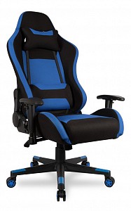 Геймерское кресло BX-3760, синий, черный, ткань