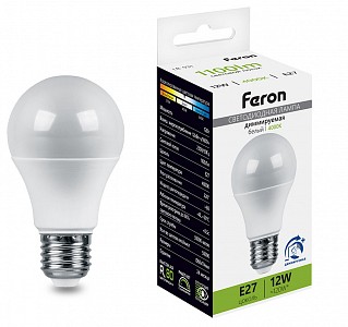 Лампа светодиодная [LED] Feron E27 12W 4000K