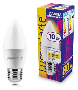 Лампа светодиодная [LED] Luminarte E27 10W 3000K