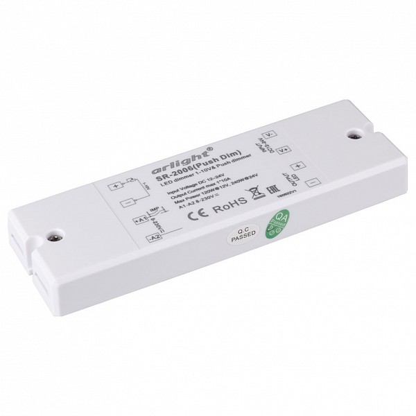 

Контроллер-диммер SR-2006 (12-24V, 120-240W, 1-10V, 1CH), SR-2006 (12-24V, 120-240W, 1-10V, 1CH)