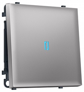Выключатель самовозвратный одноклавишный с подсветкой, без рамки MS MS502060