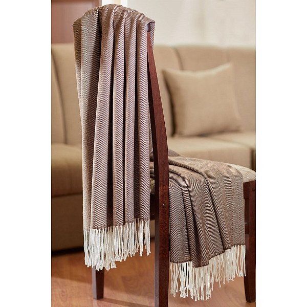 

Плед (130х190 см) Woolen, Коричневый, (130х190 см) Woolen