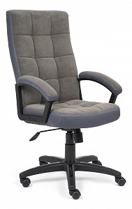 Кресло офисное Trendy, серый, ткань, флок