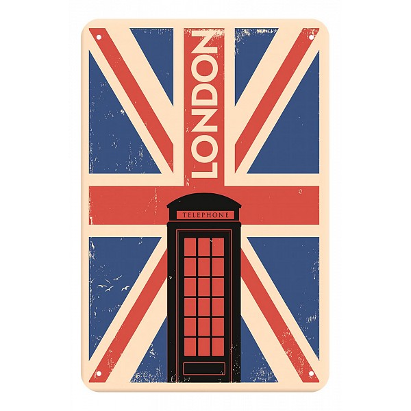 

Панно (20x30 см) London TM-113-142, Бежевый;красный;синий, (20x30 см) London TM-113-142