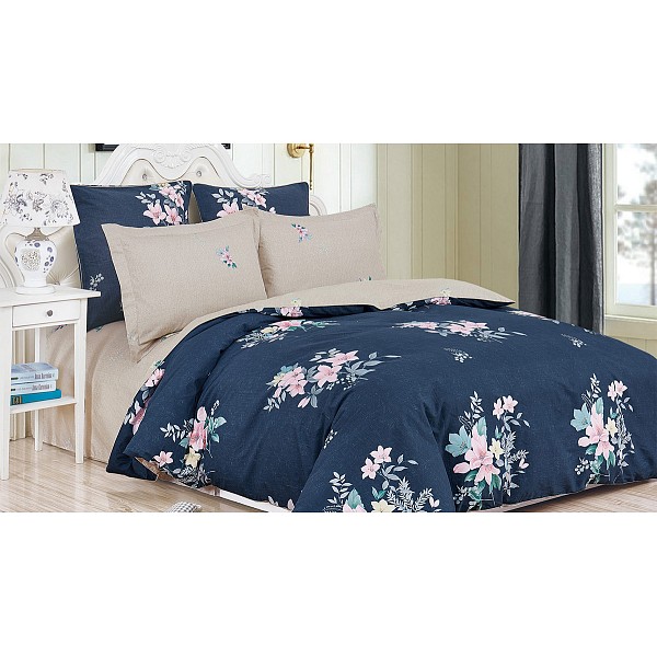 

Комплект семейный Satin de' Luxe, Бежевый;синий, Satin de' Luxe