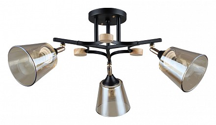 Люстра на штанге Arte Lamp Glassy A5078PL-3BK (Италия)