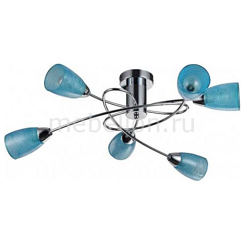

Люстра на штанге Flash FR5103-CL-06-BL