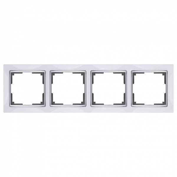 

Рамка на 4 поста Snabb WL03-Frame-04-white, Snabb WL03-Frame-04-white