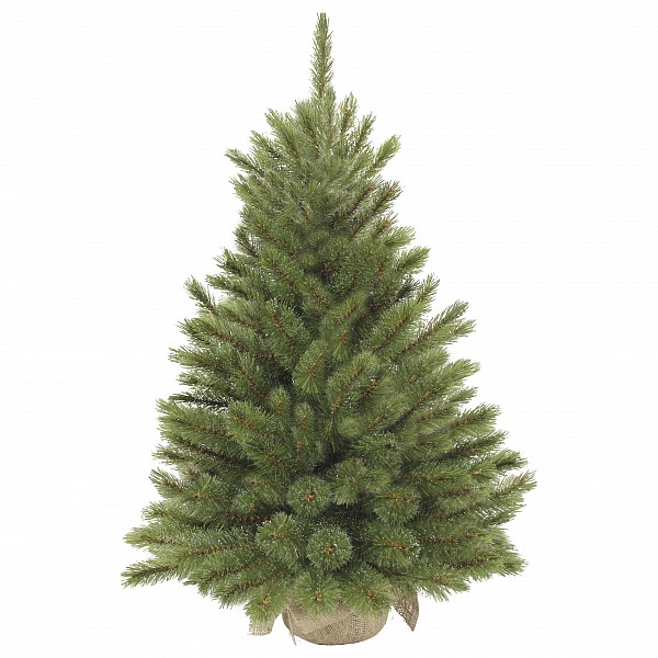 фото Ель новогодняя [45 см] Лесная красавица в мешке зеленая 73988 Triumph tree